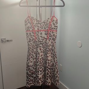 Parker Leopard Print Dress small